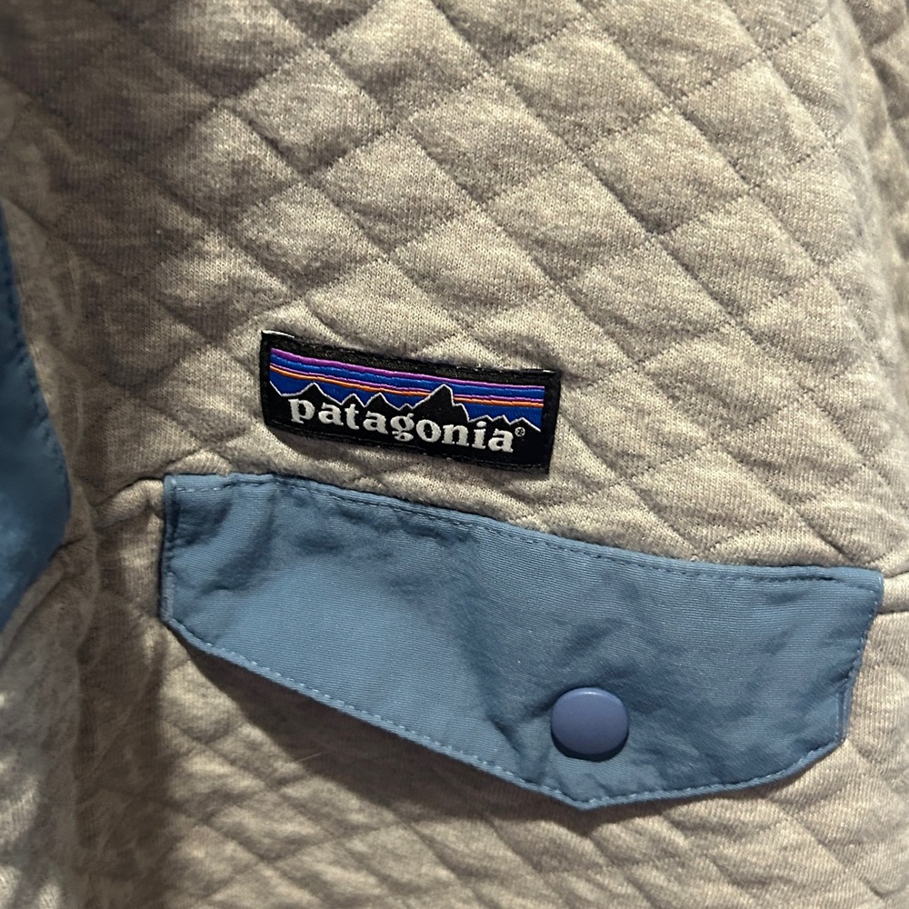 EUC Patagonia Quilt Organic Cotton Snap T Pullover - Picture 4 of 5